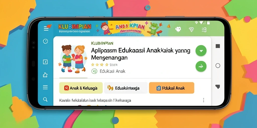 Tampilan antarmuka KLUBIMPIAN yang menarik dan interaktif.