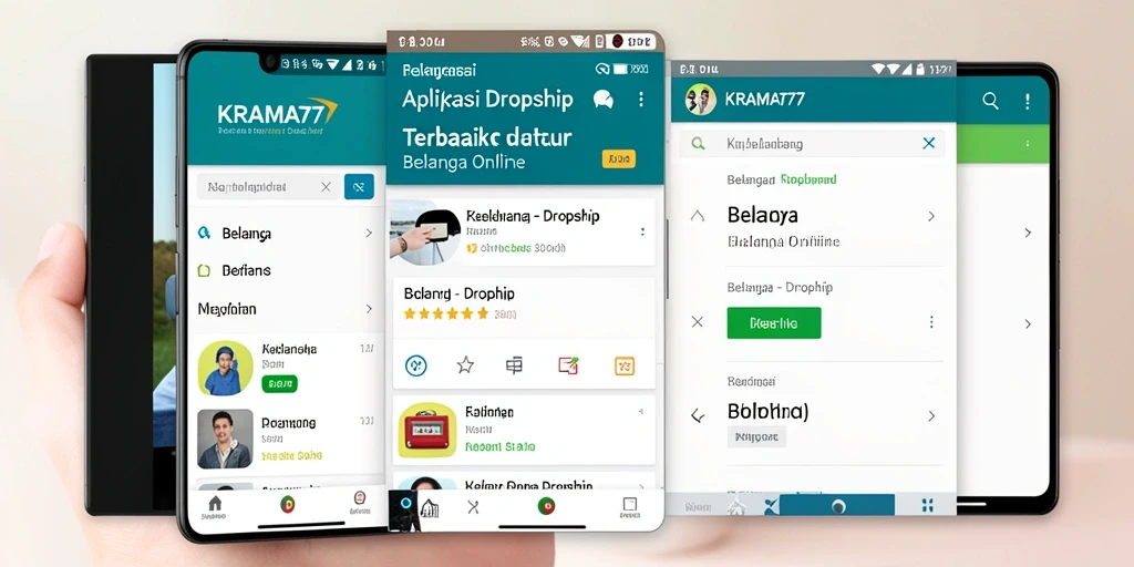 Tampilan antarmuka KRAMAT77 yang intuitif untuk pengalaman belanja Dropship.