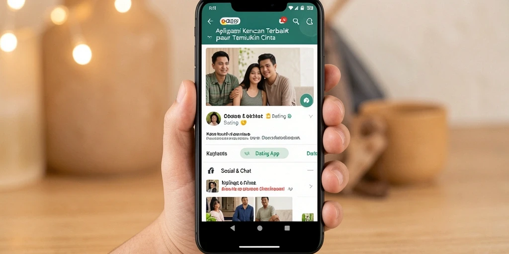 Screenshot OCE69 menampilkan antarmuka yang user-friendly untuk interaksi kencan.