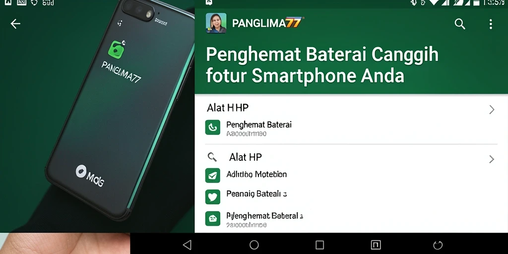 Tampilan antarmuka <strong>PANGLIMA77</strong> yang intuitif dan mudah digunakan.