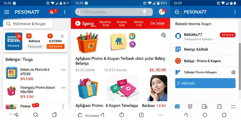Antarmuka PESONA77 menampilkan berbagai promo dan kupon menarik.