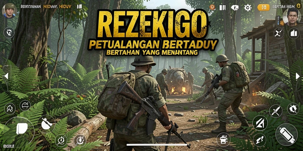 Tampilan antarmuka REZEKIGO yang menakjubkan dan interaktif.