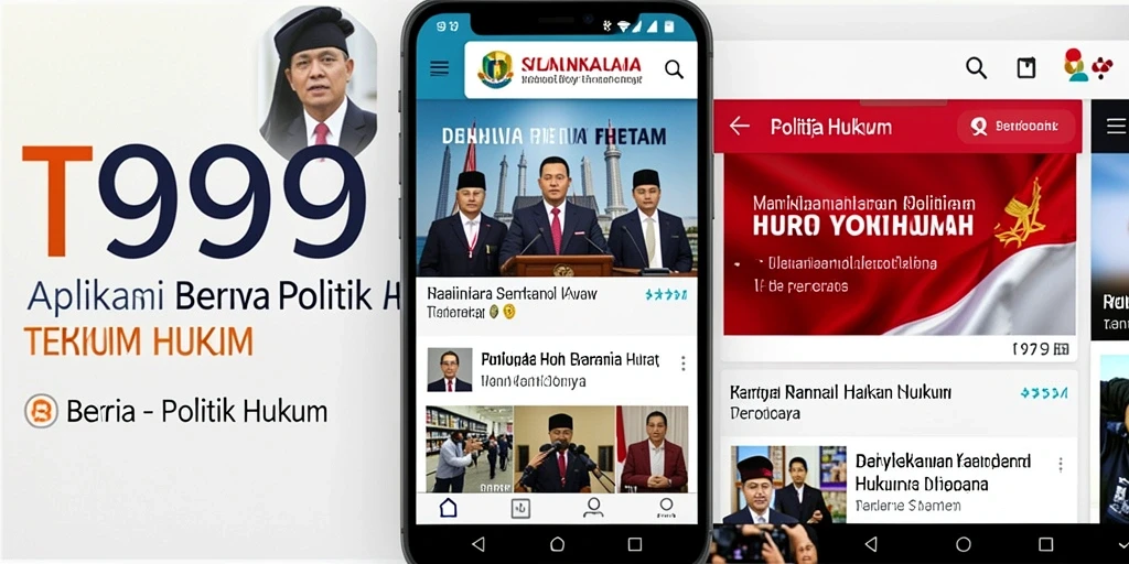 Antarmuka aplikasi T9999 yang informatif dan mudah digunakan.