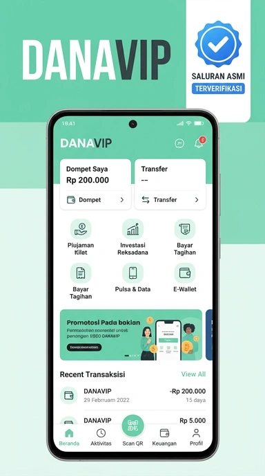 Kanal Resmi danavip untuk Pengguna Android Indonesia